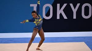 Rebeca  Andrade é medalha de  prata em Tóquio