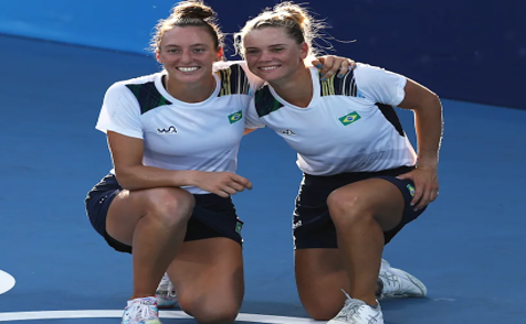 Brasil conquista primeira medalha Olímpica no tênis com Pigossi e Stefani, a dupla improvável