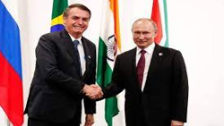 Bolsonaro na Rússia em plena crise internacional