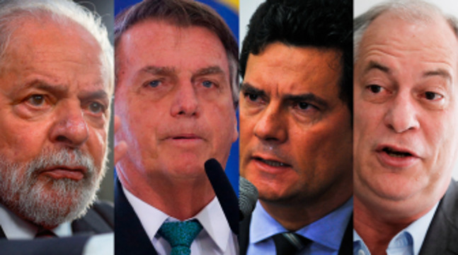 PESQUISA: Quaest/Genial: Lula tem 45%; Bolsonaro, 23%; Moro e Ciro, 7%