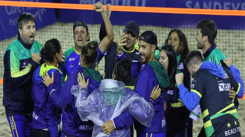 Brasil bate a Itália e é tetra da Copa do Mundo de Beach Tennis