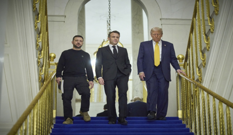 Trump se reúne com Macron e Zelensky durante a reabertura da Catedral de Notre Dame