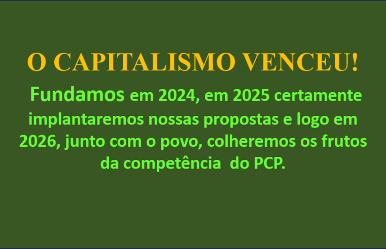 O CAPITALISMO VENCEU!